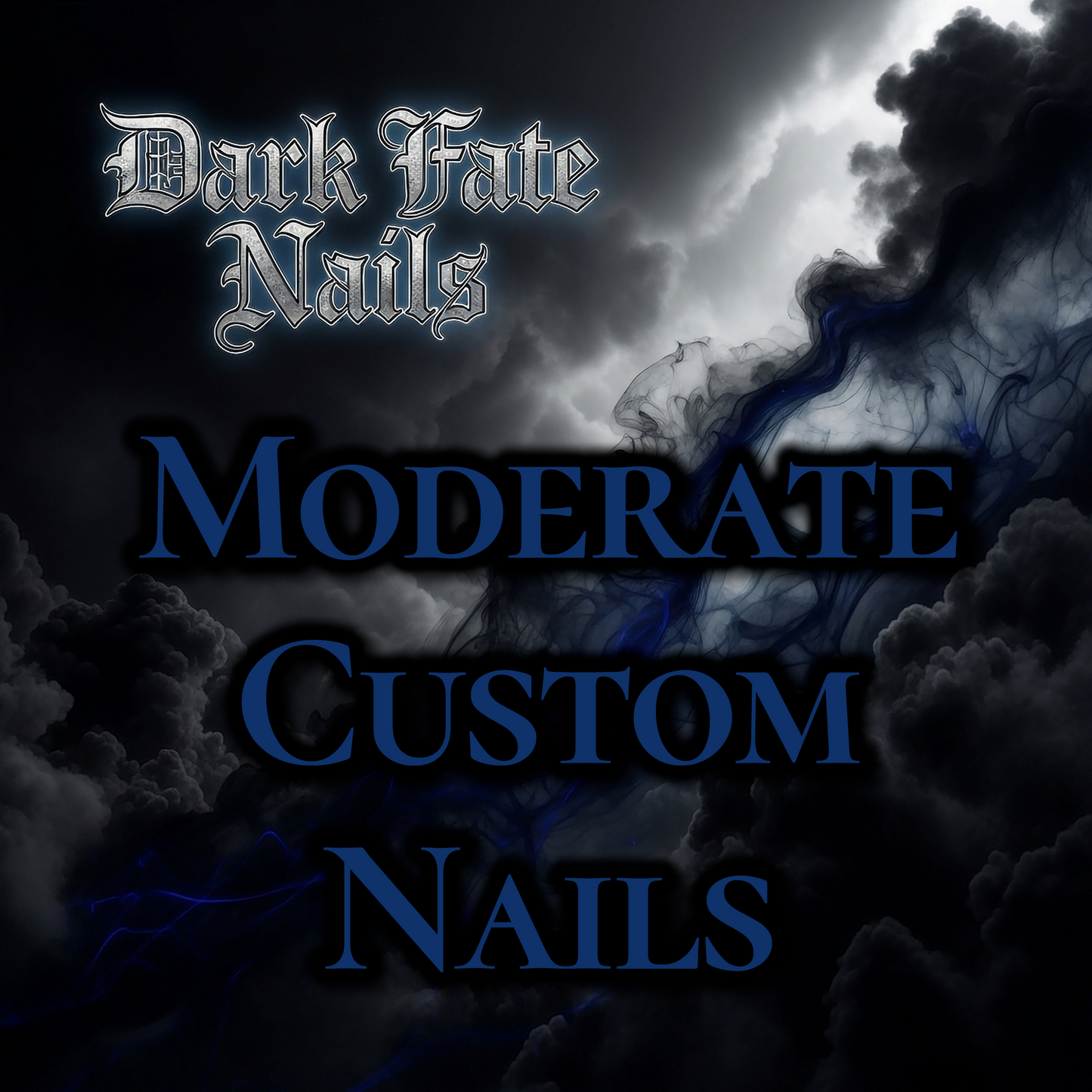 D: Custom Moderate Design Nails (Made to Order)
