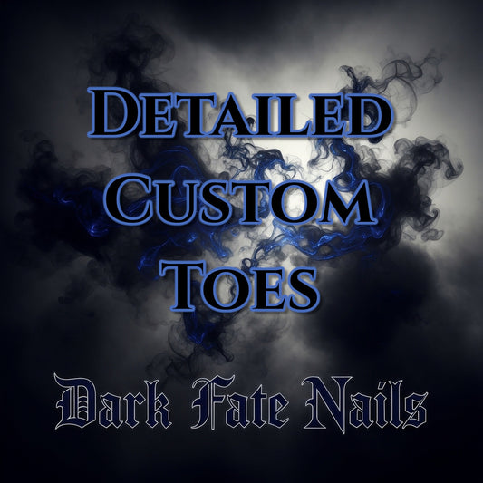 J: Custom Detailed Design Toe (Made to Order)