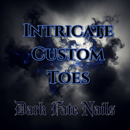 K: Custom Intricate Design Toe (Made to Order)